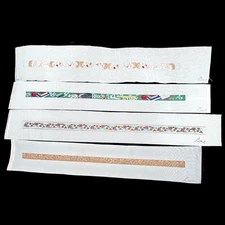 LIZ HP NEEDLEPOINT CANVAS:  YOU CHOOSE BELT / STRAP BABY, SCHOOL, BROWN LEAF GG