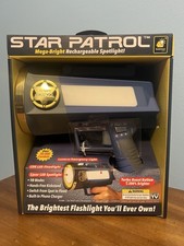 Star Patrol Mega Bright Rechargeable Spotlight Seen-on-tv Emergency Flashlight Star Patrol Mega Bright Rechargeable Spotlight Seen-on-tv Emergency Flashlight