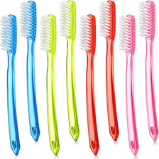 Extra Hard and Firm Toothbrush for Adults Bulk Huge Large Long Head Bristle Full