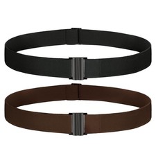 No Show Invisible Belt for Women/Men Elastic Web Strap Waist Stretch Belt wit...