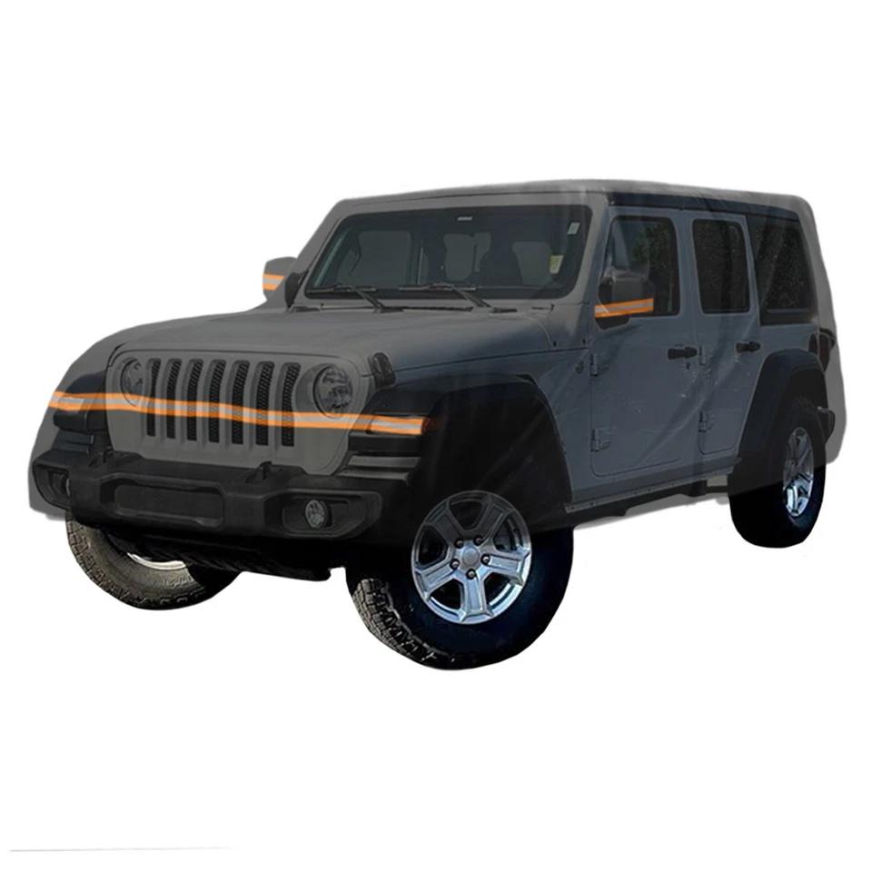 6 Layer Car Cover 100% Waterproof Outdoor w/ Cotton For Jeep Wrangler JK 4 Door - Image 4 of 4