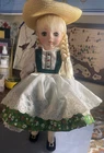 Madame Alexander Heidi Doll 13in Vintage Made In USA 1965 No Ribbons Box Tag LP