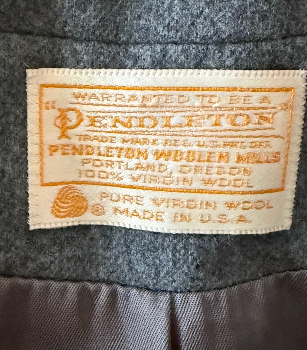 Pendleton Wool Blazer Jacket Grey 2 Button Womens… - image 5