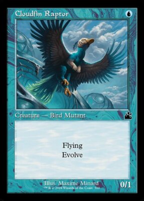 1x Cloudfin Raptor -- Retro Frame NM-Mint, English Ravnica Remastered MTG Magic