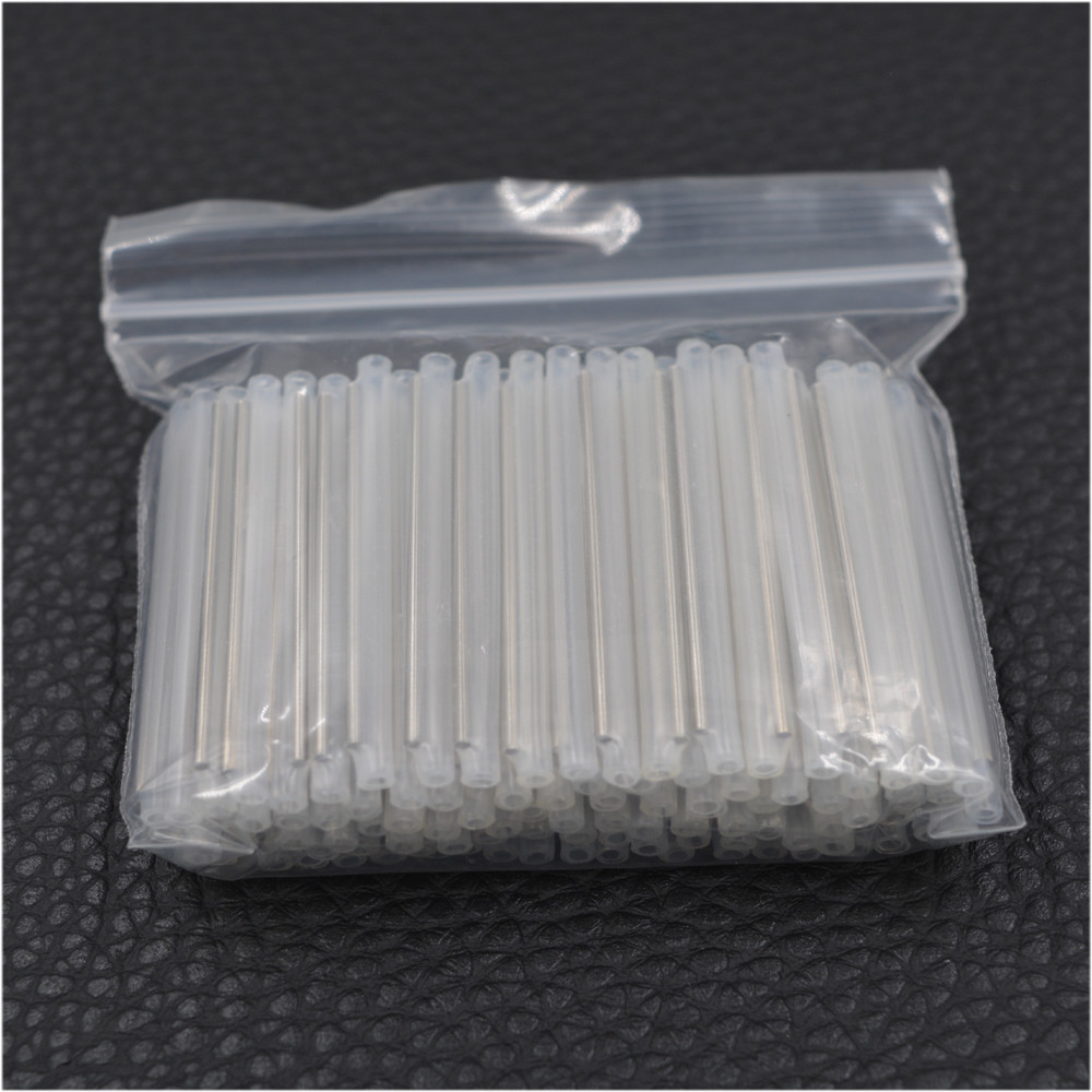 Sourcing Map 15mm 1.35mm OD Fiber Optic Sleeves, 2 Ends Pre-Shrunk Fiber Optic Fusion Splice Tube Protector Sleeves, Clear Heat Shrinkable Tubing 100pcs - View #5