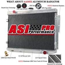 3-Row Radiator For 1973-74 DODGE CORONET CHARGER / PLYMOUTH  SATELLITE 7.2L 440;