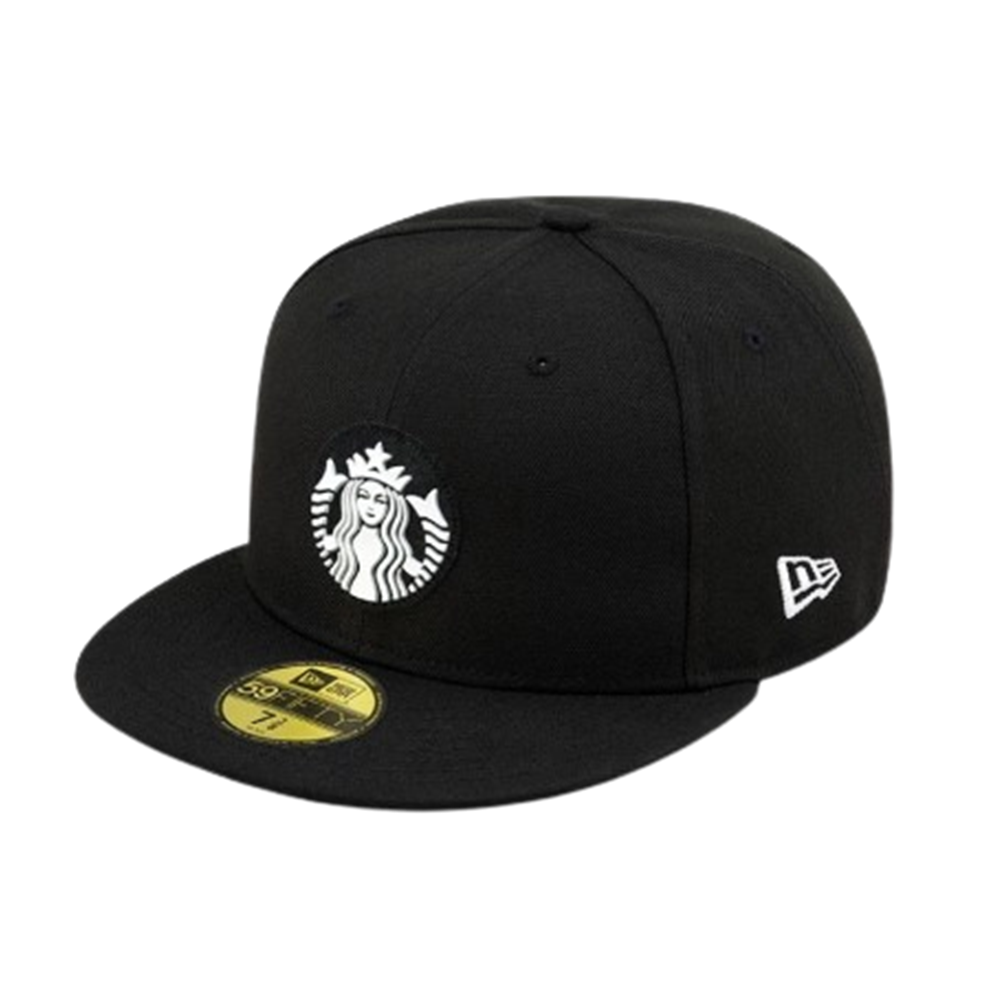 新品 スターバックス New Era 59FIFTY Cap Starbucks Cap New Era 59 Fifty M Black New Year & Christmas