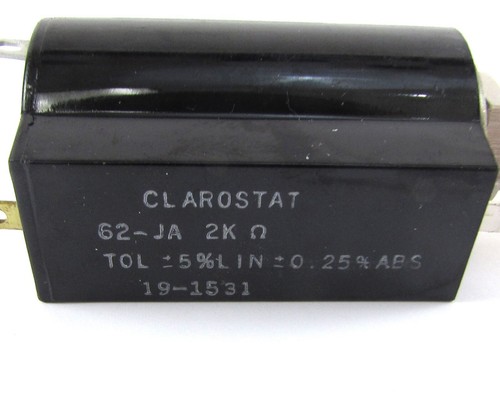 Lot of (5) Clarostat/Honeywell 62JA2K Potentiometer ± 5%, 2W, 2K O - Picture 2 of 4