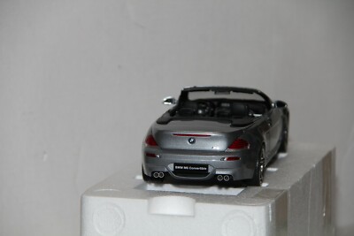 BMW M6 Convertible ミニカー Kyosho 1:18 Boxed BMW M6 Convertible Dealer Model Blue - NEW