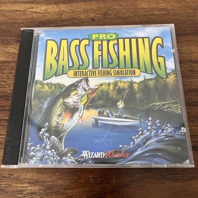 Pro Bass Fishing Interactive Fishing Simulation Wizard PC CD-ROM | eBay