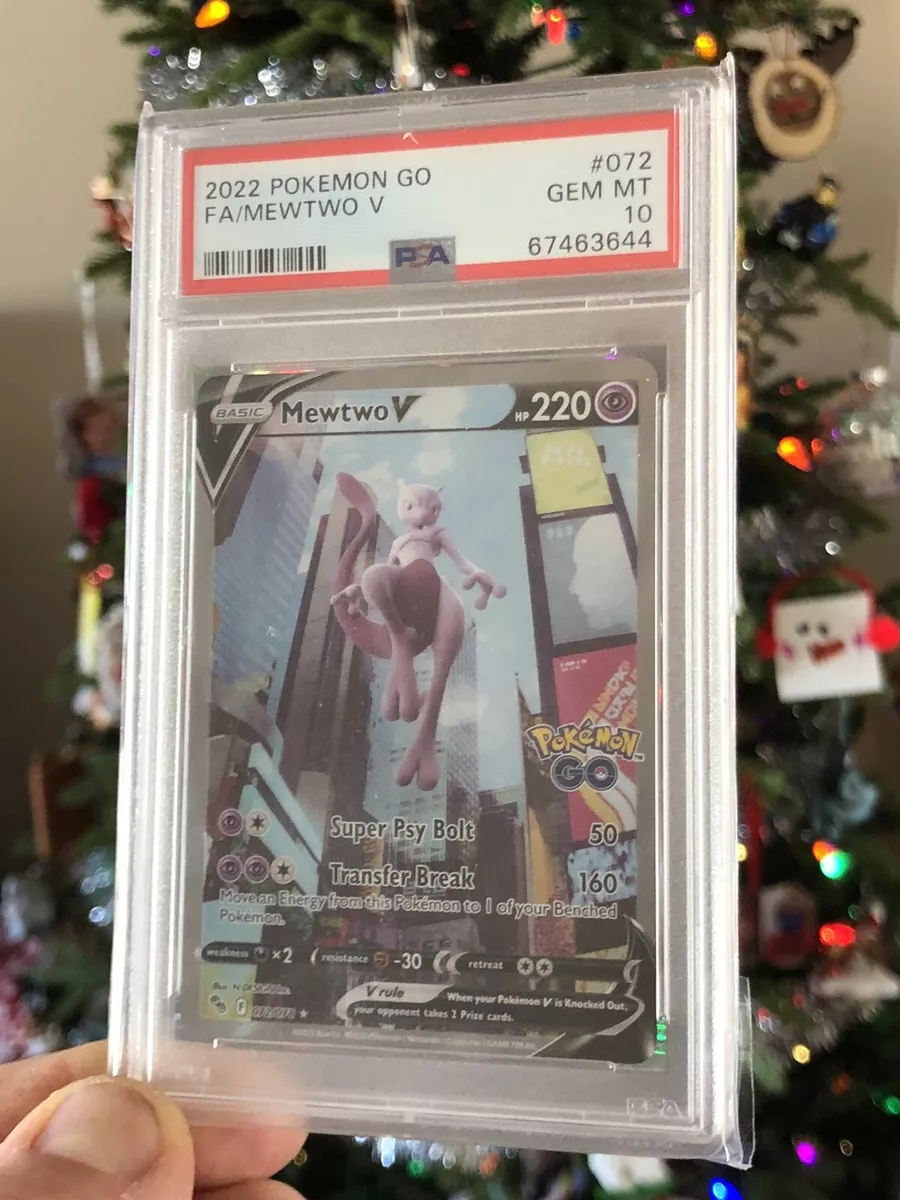 PSA 10 Mewtwo V Pokémon Go Alternate Alt (Alt Art)