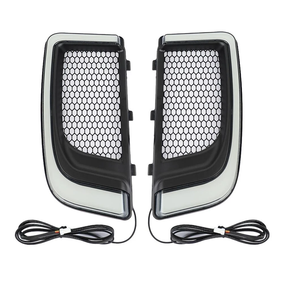 Luces Eagle Carenado Inferior Parrilla Luz LED DRL Intermitente Harley Touring '14-21 Foto 4 de 4