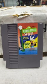SESAME STREET 123 NINTENDO NES VIDEO GAME NO BOX OR MANUAL AUTHENTIC