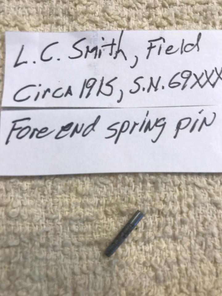 L. C. Smith, 16 ga Hammerless DB, 1915: Forend spring Pin | eBay