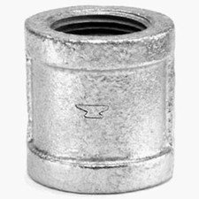 Anvil 8700133559, Malleable Iron Pipe Fitting, Coupling, 1/2" NPT Female,