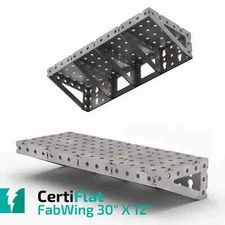 CertiFlat FW3012 30"X12" FabWing Extension Table for Pro & FabBlock Tables - HD