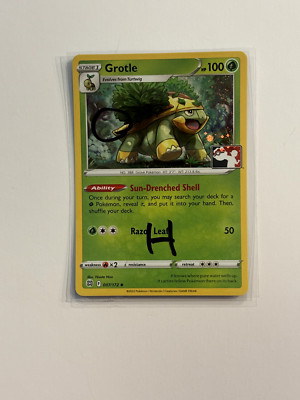 1X SWIRL Grotle 007/172 Cosmos Star Holo Pokemon Prize Pack FAST SHIP NM H