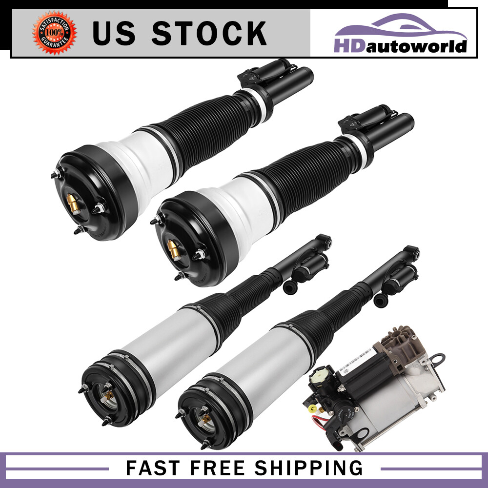 5PCS For Mercedes W220 S430 S500 RWD Front Rear Air Suspension Struts ...