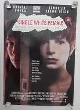 ORIGINAL, 'SINGLE WHITE FEMALE', VIDEO STORE PROMO POSTER FROM 1992. 60 X 42 CM.