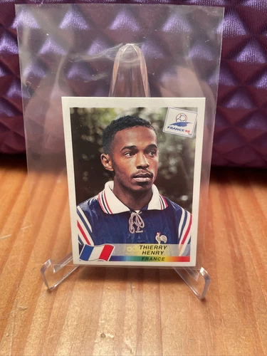  PANINI FIFA WORLD CUP France 98 THIERRY HENRY  #172 Original RARE sticker.