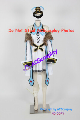 Hyperdimension Neptunia Blanc White Heart Cosplay Costume acgcosplay costume