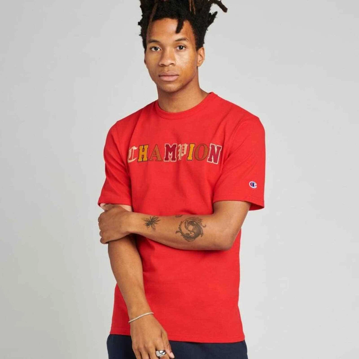 NWT Champion Heritage Tee Old English Lettering
