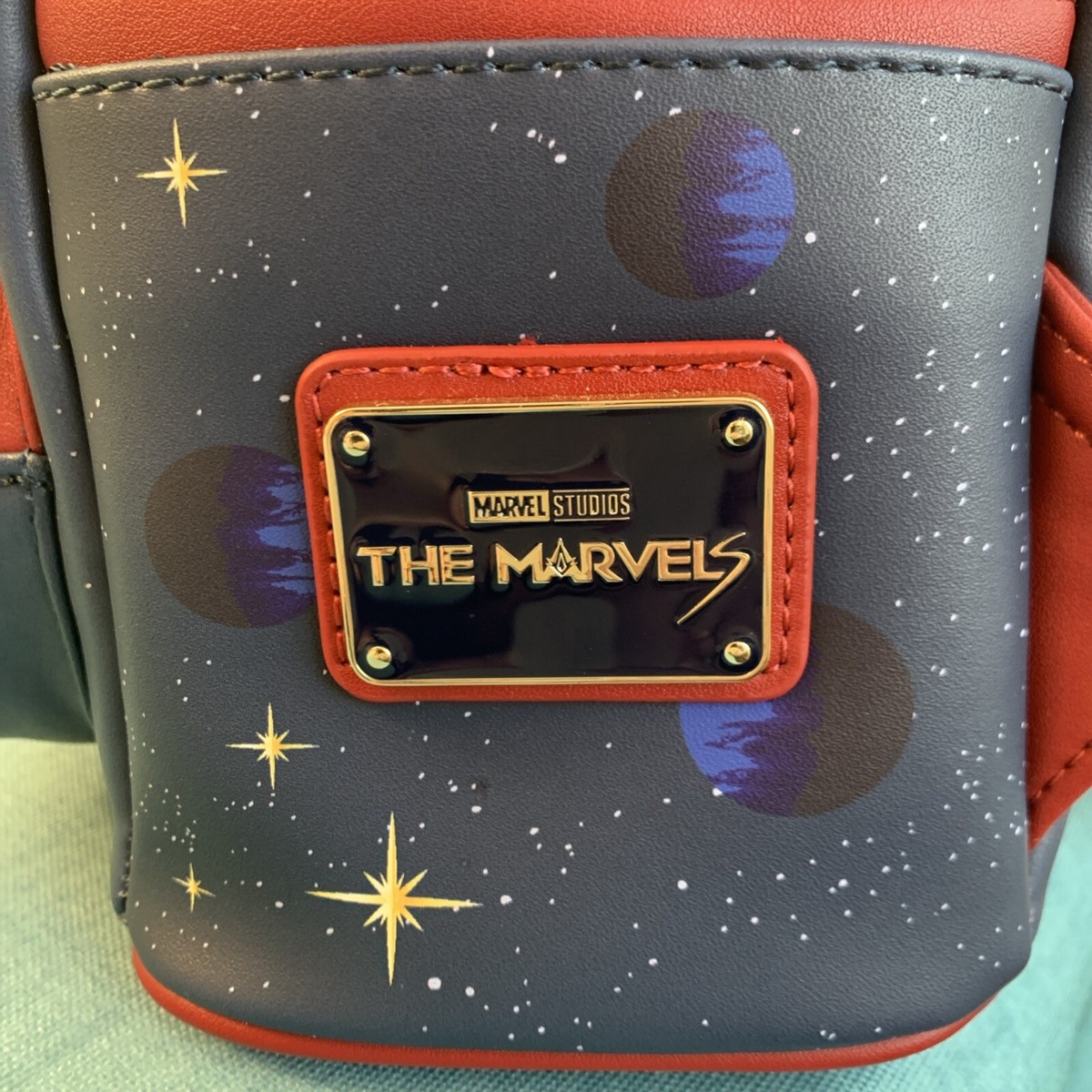 NWT Loungefly The Marvels Glow In The Dark Mini Backpack  display picture 2