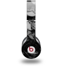 Skin for Beats Solo HD Headphones Skulls Confetti White by WraptorSkinz