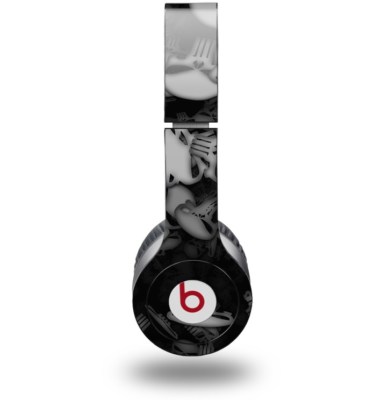 Skin for Beats Solo HD Headphones Skulls Confetti White by WraptorSkinz