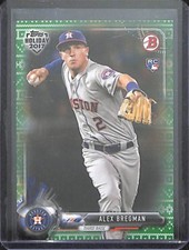 2017 Topps Holiday Pack Green Sweater #TH-ABR Alex Bregman No 97 of 99