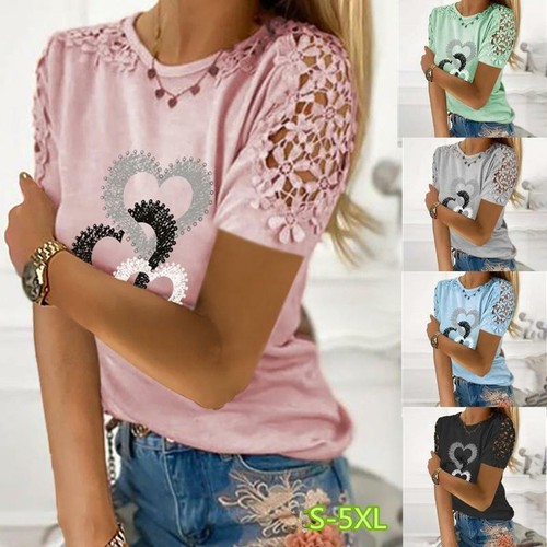T Shirt Summer Tee Plus Size 