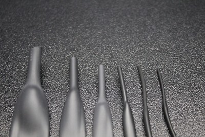 1▲　３分５分　3m 3M 1/4 IN PER 5 FT HEAT SHRINK TUBING BLACK TUBE 2:1 SHRINKING