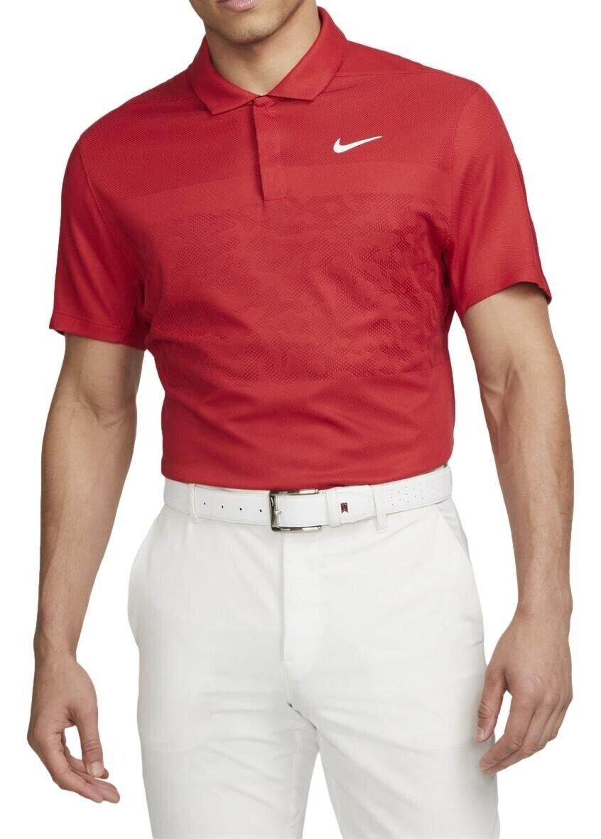 Nike Dri-FIT ADV Tiger Woods Golf Polo Shirt Sunday Red DR5327-687