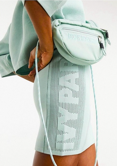 ADIDAS X Ivy Park Beyonce Knit Skirt Mint Green Tint GV3979 size