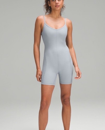 Lululemon Ribbed Contoured Unitard 6” Bone