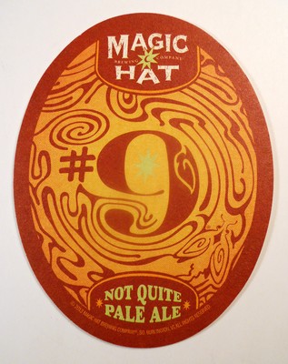 Magic Hat #9 Vintage Beer Coaster - RARE