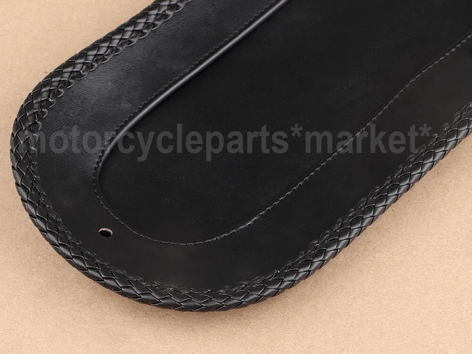 Guardabarros trasero babero asiento individual para Harley Heritage Softail Electra Super Tour Glide Foto 2 de 4