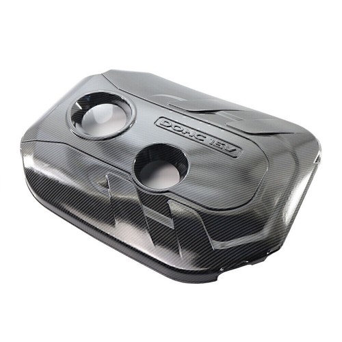 1 Pcs New ABS Carbon Fiber Car Engine Cover DOHC 16V For Hyundai Kia - Picture 3 of 9