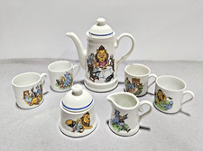 Wizard of Oz Child  s Tea Set 7pcs Reutter West Germany Smithsonian Institutions.