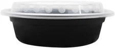 150 Set Microwavable Food Containers with Lids BPA Free Reusable Meal Prep 16 Oz