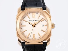 *Rare* Bvlgari 18K Rose Gold Octo Solotempo 38 Automatic Watch 102119 w/ B&P