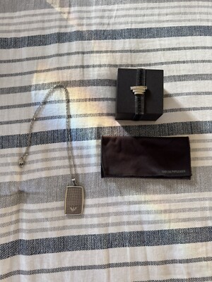 emporio armani necklace men
