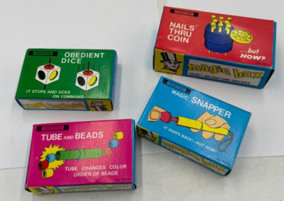 Ala Kazam Magic Tricks ovp Zaubertrick Magie vintage alt Sammlung Lot Konvolut 4