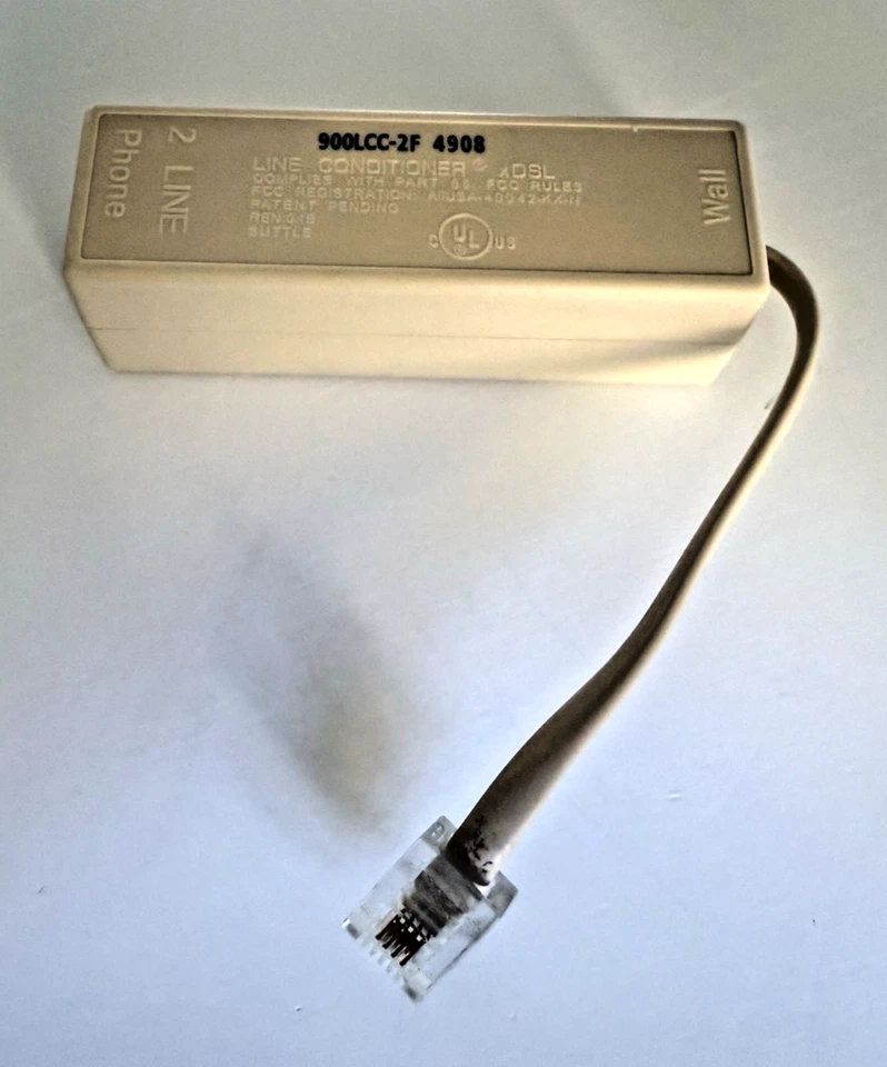 SUTTLE DSL Line Conditioner 2-Line RJ-11 for Phone and Wall Beige 900LCC-2F 4908 - Image 2 of 4