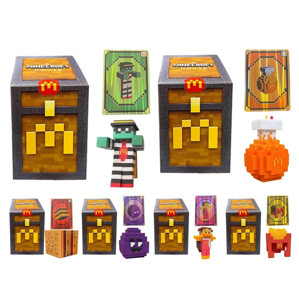 1/6Set 2025 McDONALD'S Minecraft Movie Adult Happy Meal Toys Gifts Collectable - image 3 of 4