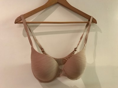 Victoria's Secret Bra Size 32DD Lined Perfect Shape Nude Beige Tan | eBay