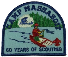 Quincy Council Camp Massasoit 60 Years Of Scouting Camp PP BLU Bdr (WY1292)