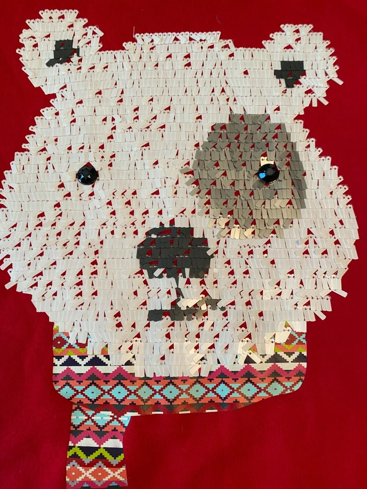 Sudadera LANDS' END Oso Polar Lentejuelas NIÑAS L 14 Foto 2 de 4