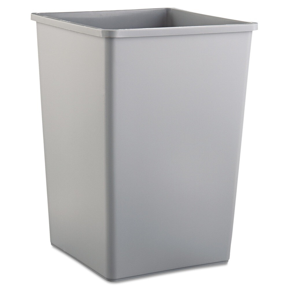 Rubbermaid Commercial 3958GRA 35 gal. Untouchable Waste Receptacle - Gray New