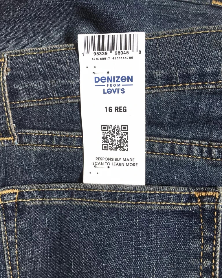 2 Pair DENIZEN from Levi's Boys' Skinny Fit Jeans - Regular Size